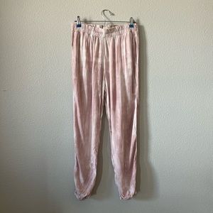 Tina + Jo Tie Dye Satin Joggers